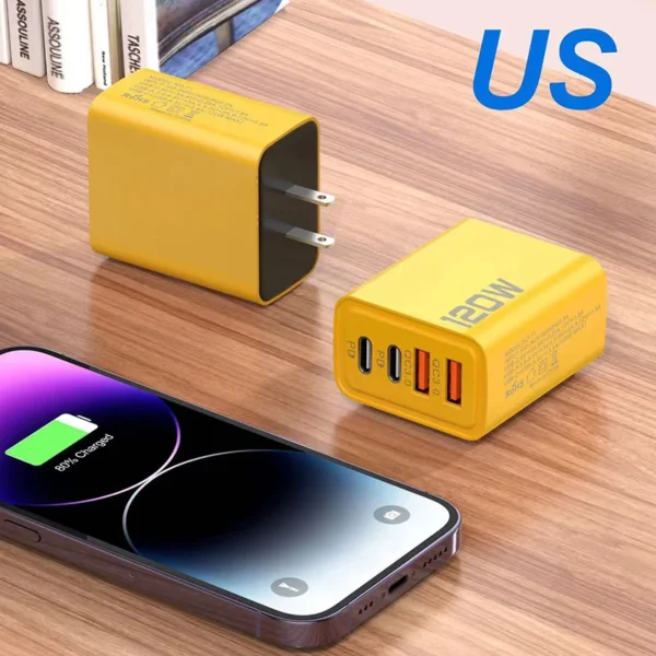 Xiaomi Fast Charger 120W Type C Quick Charge 3.0 USB Adapter For iPhone Samsung Xiaomi PD USB Generic Charger Fast Charging – Image 9