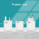 120W Gan USB Fast Charger Type C Phone Quick Charge 5.0 Power Adapter For iPhone iPad Xiaomi Samsung Huawei Realme Oppo Oneplus