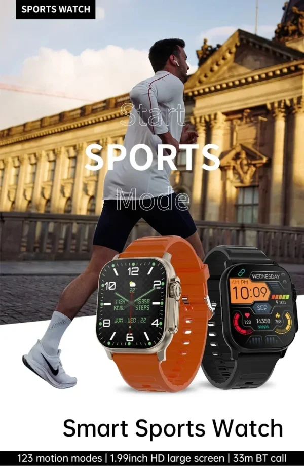 Xiaomi 2025 New Watch Ultra Smart Watch NFC Men Women GPS Track Bluetooth Call BT Music Games Sport Wireless Charging Smartwatch – Image 11