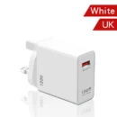 120W Gan USB Fast Charger Type C Phone Quick Charge 5.0 Power Adapter For iPhone iPad Xiaomi Samsung Huawei Realme Oppo Oneplus