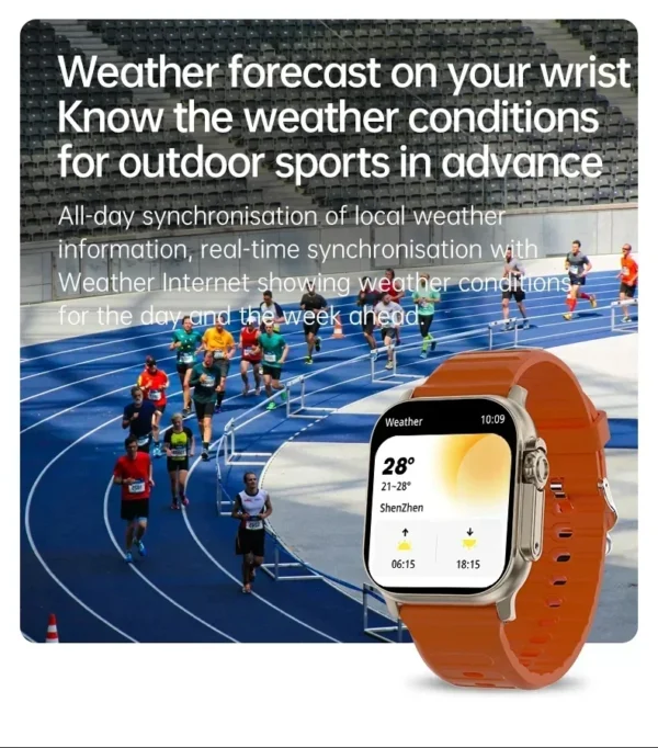 Xiaomi 2025 New Watch Ultra Smart Watch NFC Men Women GPS Track Bluetooth Call BT Music Games Sport Wireless Charging Smartwatch – Image 19