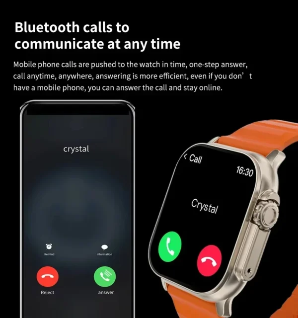 Xiaomi 2025 New Watch Ultra Smart Watch NFC Men Women GPS Track Bluetooth Call BT Music Games Sport Wireless Charging Smartwatch – Image 5