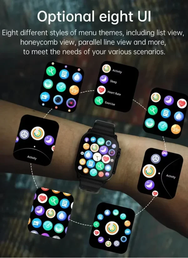 Xiaomi 2025 New Watch Ultra Smart Watch NFC Men Women GPS Track Bluetooth Call BT Music Games Sport Wireless Charging Smartwatch – Image 2