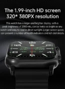 Xiaomi 2025 New Watch Ultra Smart Watch NFC Men Women GPS Track Bluetooth Call BT Music Games Sport Wireless Charging Smartwatch