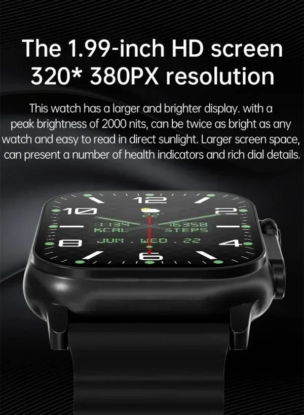 Xiaomi 2025 New Watch Ultra Smart Watch NFC Men Women GPS Track Bluetooth Call BT Music Games Sport Wireless Charging Smartwatch – Image 13