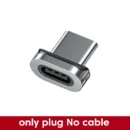 AUFU Magnetic Cable 3A Fast Charging Micro USB Type C Magnetic Charging Cables USB Data Charging Wire for iPhone Samsung Xiaomi