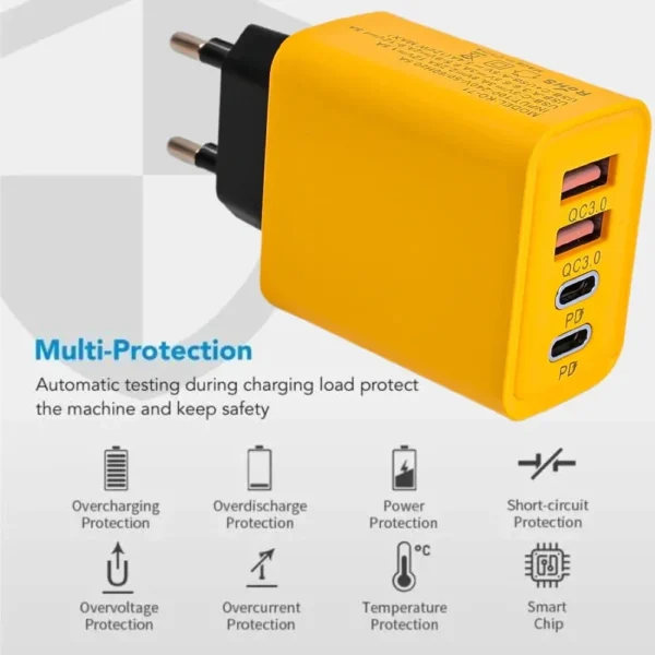 Xiaomi Fast Charger 120W Type C Quick Charge 3.0 USB Adapter For iPhone Samsung Xiaomi PD USB Generic Charger Fast Charging – Image 2